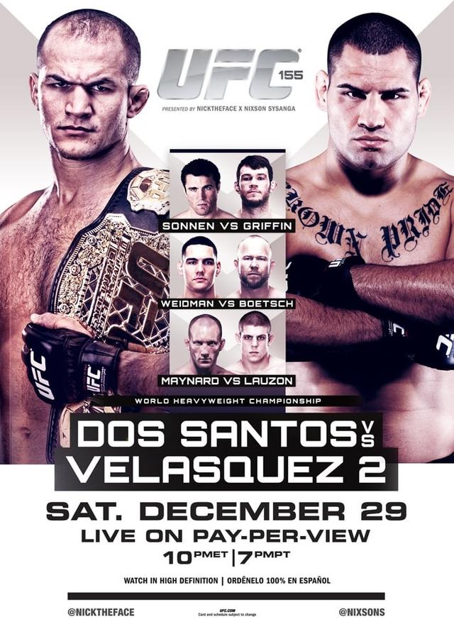 UFC 155: Dos Santos vs. Velasquez 2