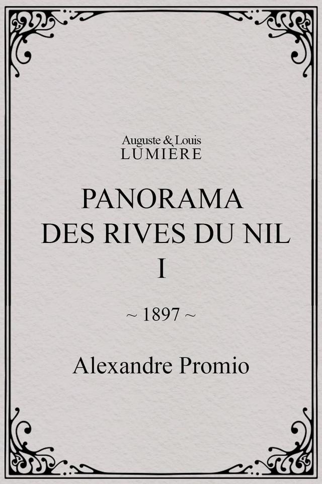 Panorama des rives du Nil, [I]