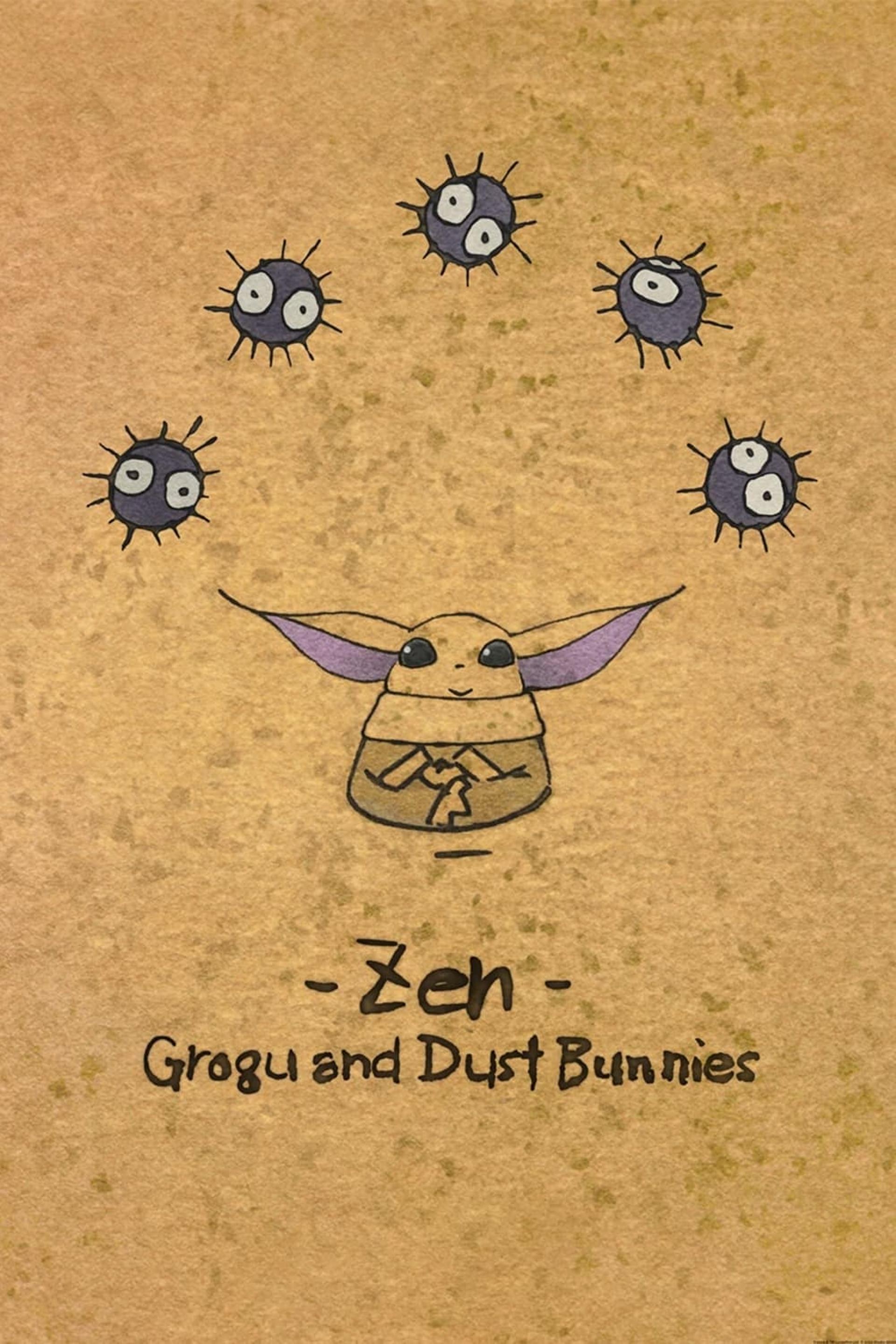 Zen - Grogu and Dust Bunnies