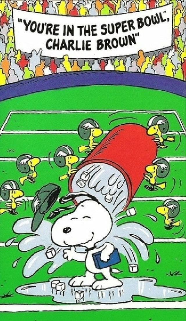 You're in the Super Bowl, Charlie Brown!