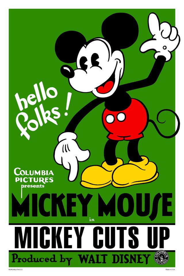 Mickey Cuts Up