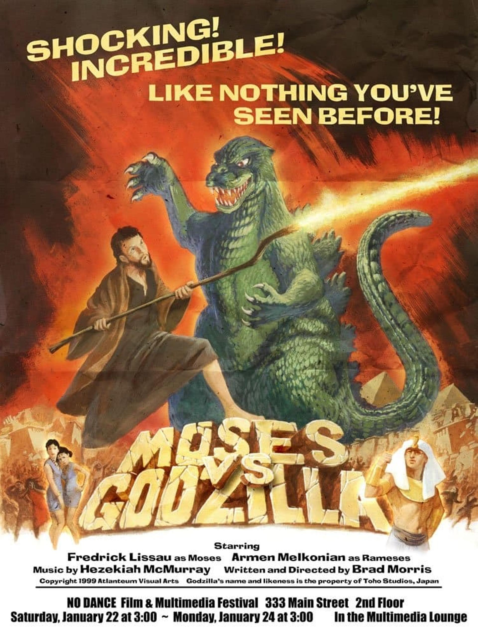 Moses vs. Godzilla