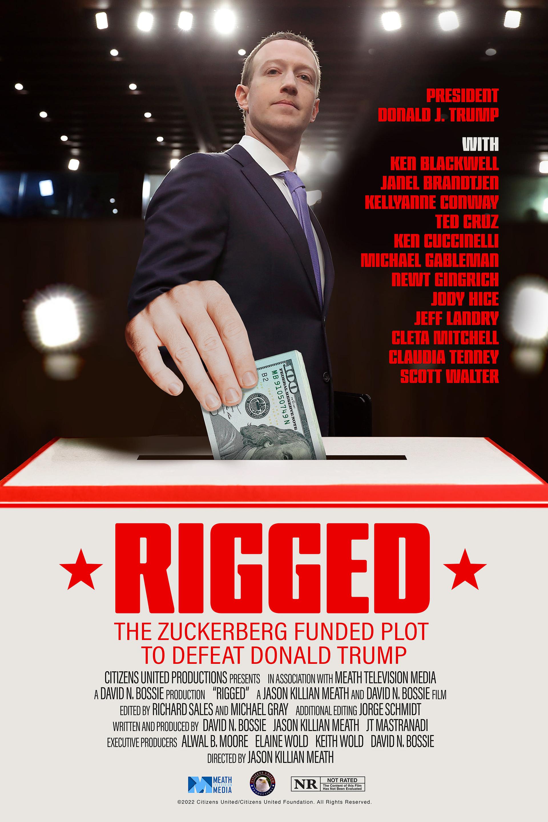 Rigged: The Zuckerberg Funded Plot to Defeat Donald Trump