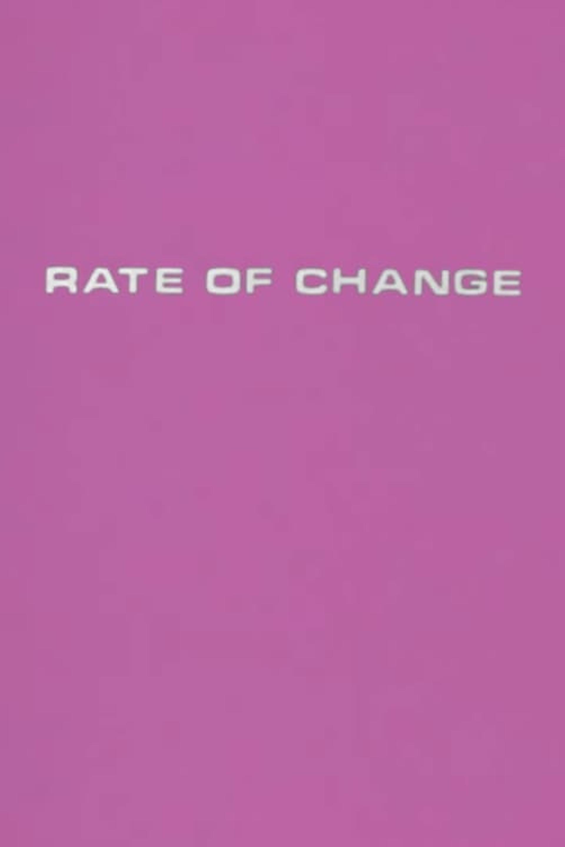 Rate of Change