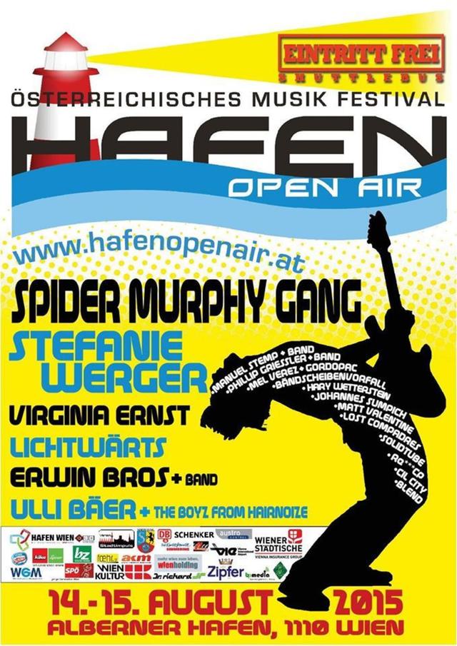 Spider Murphy Gang Konzert in Hafen Open Air in 2015