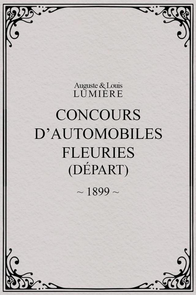 Fête de Paris 1899: Concours d'automobiles fleuries