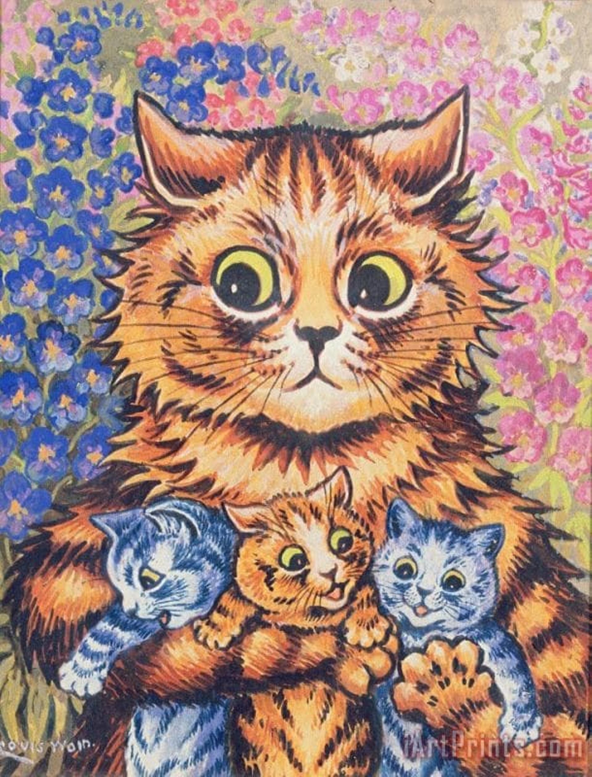 Art Celebrities at Home - Mr Louis Wain