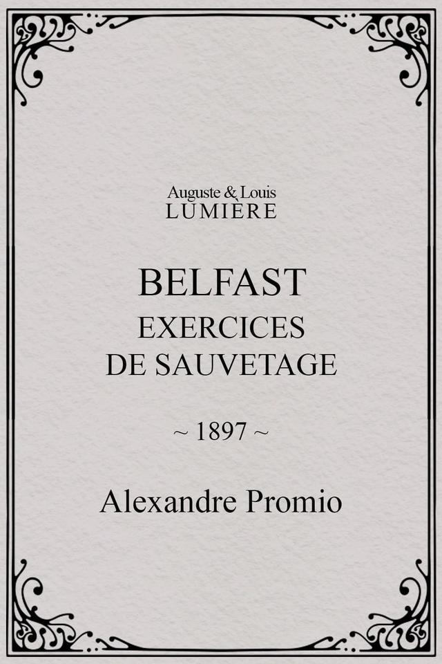 Belfast, exercices de sauvetage