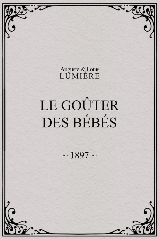 Le goûter des bébés