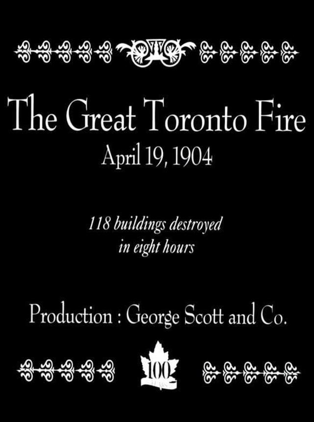 The Great Toronto Fire, Toronto, Canada, April 19, 1904