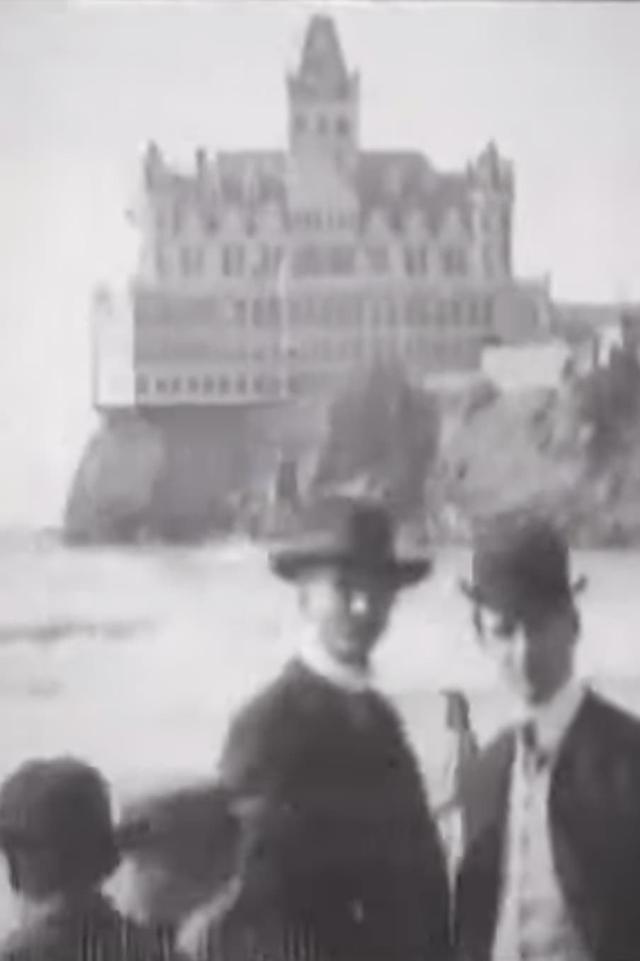 Panorama of Beach and Cliff House