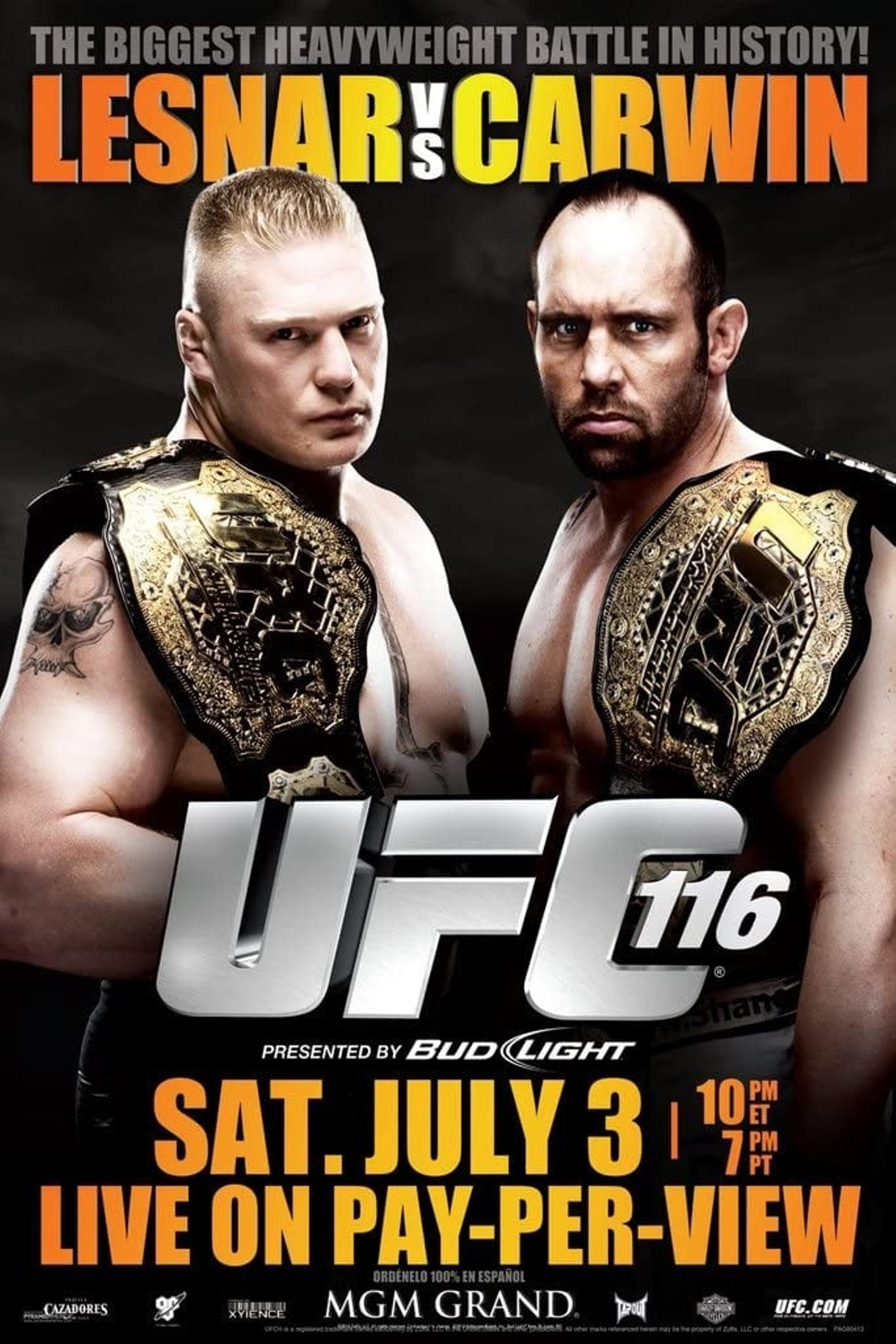 UFC 116: Lesnar vs. Carwin