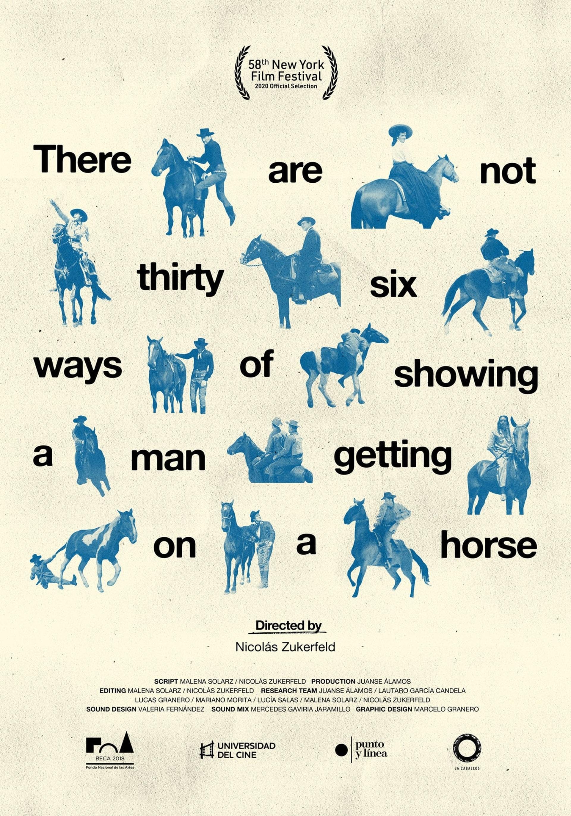 There Are Not Thirty-Six Ways of Showing a Man Getting on a Horse